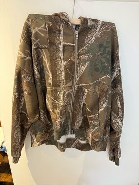 Abercrombie Camouflage Zip-Up Hoodie